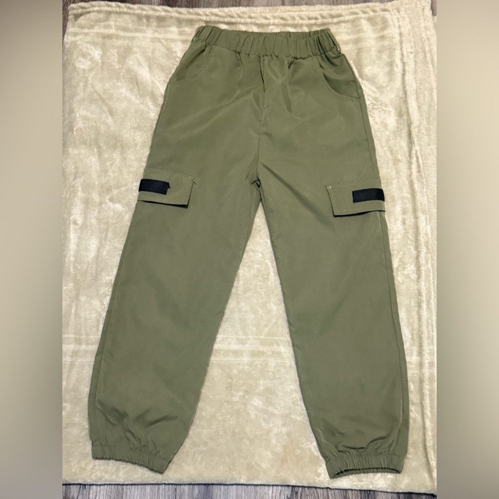 SHEIN‎ Girl Green Cargo Pants 7Y